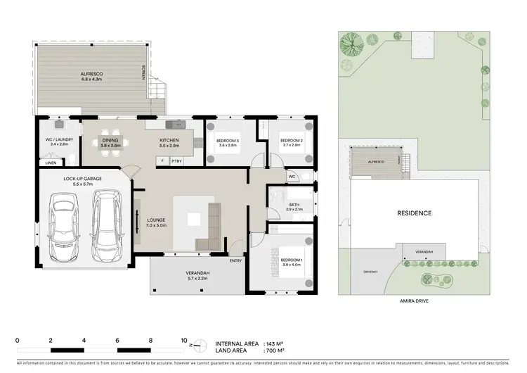 Floorplan of Homely house listing, 43 Amira Drive, Port Macquarie NSW 2444