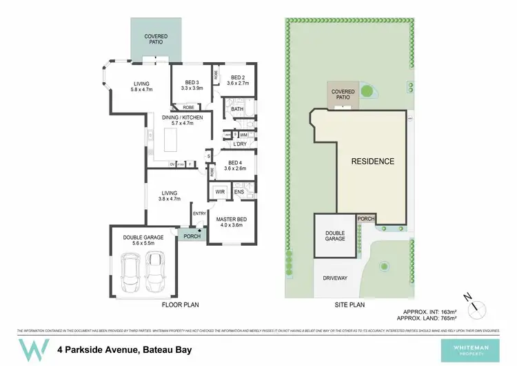 Floorplan of Homely house listing, 4 Parkside Avenue, Bateau Bay NSW 2261