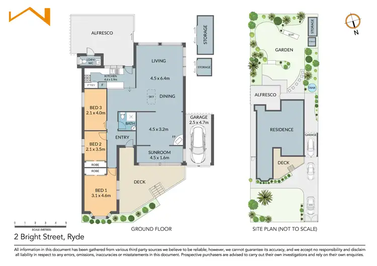 Floorplan of Homely house listing, 2 Bright Street, Ryde NSW 2112