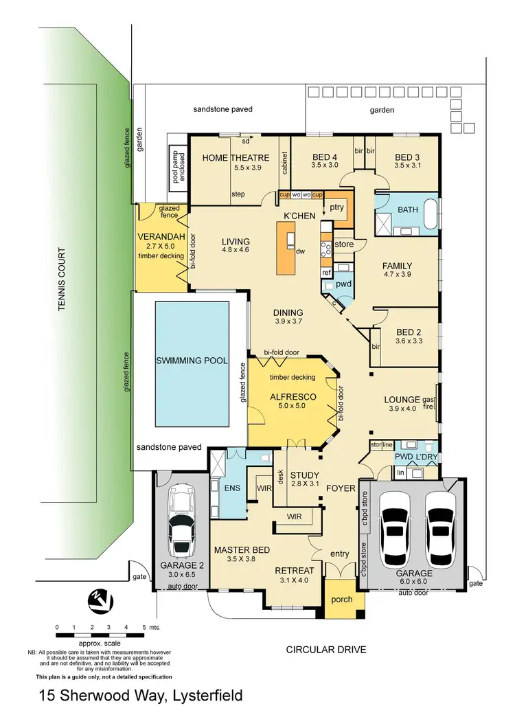 Floorplan of Homely house listing, 15 Sherwood Way, Lysterfield VIC 3156