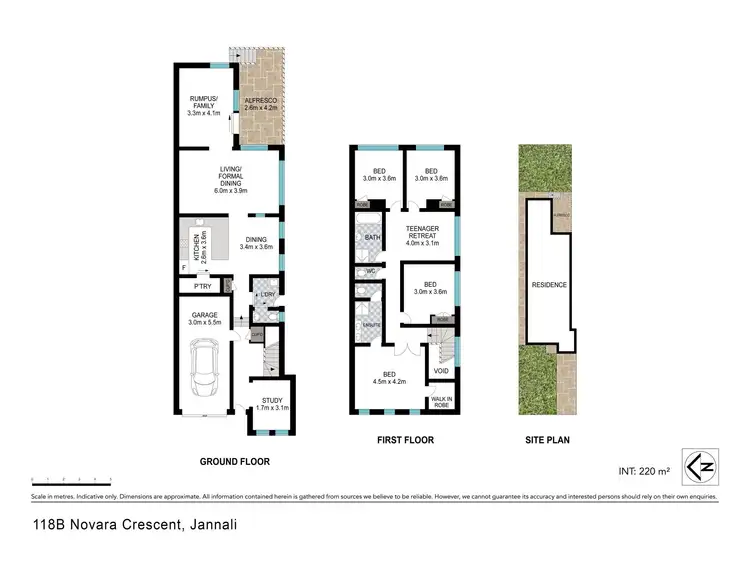 Floorplan of Homely semi-detached listing, 118B Novara Crescent, Jannali NSW 2226