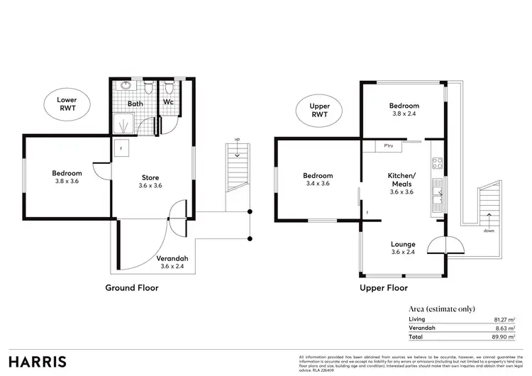 Floorplan of Homely house listing, 114 Eight Mile Creek Road, Douglas Point SA 5601