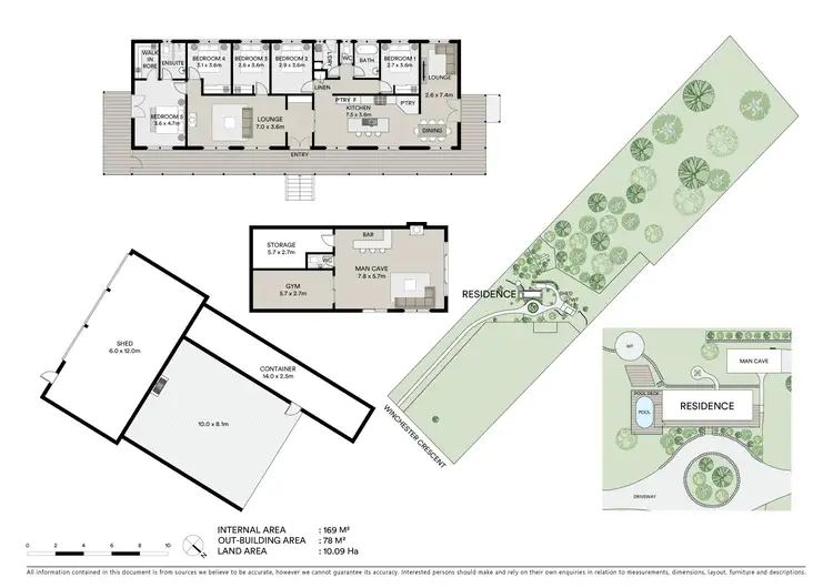 Floorplan of Homely rural property listing, 213 Winchester Crescent, Mudgee NSW 2850