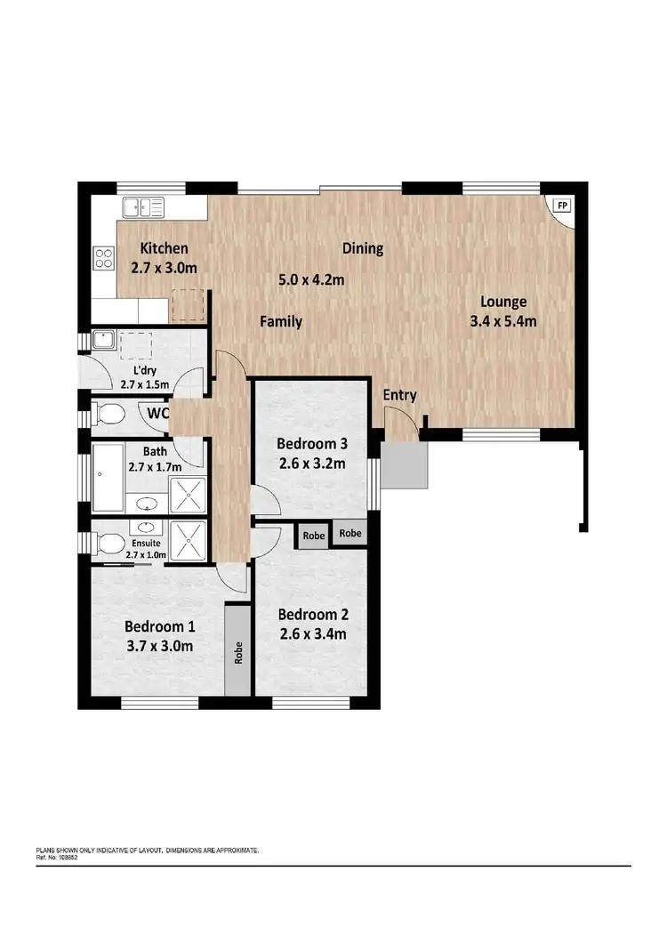 Floorplan of Homely house listing, 20 Maddock Place, Gordon ACT 2906