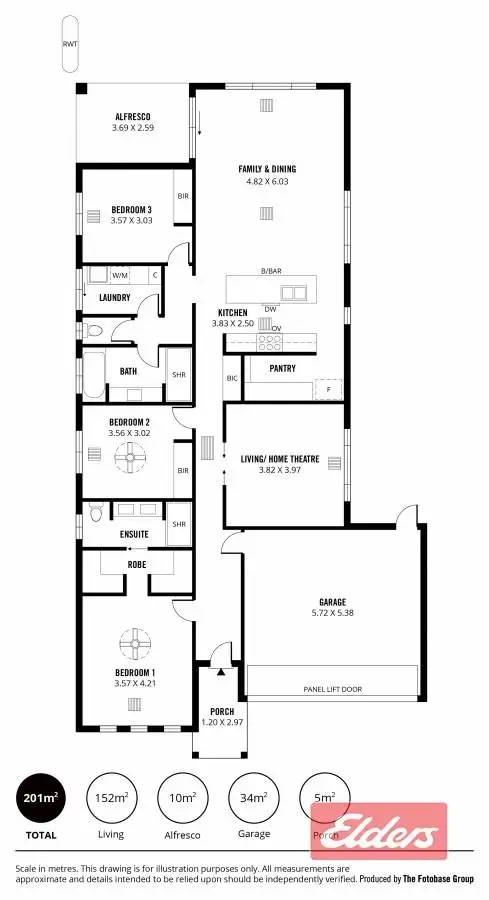 Floorplan of Homely house listing, 22 Ogilvy Road, Gawler East SA 5118