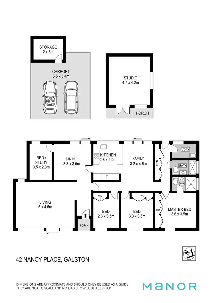 Floorplan of Homely house listing, 42 Nancy Place, Galston NSW 2159