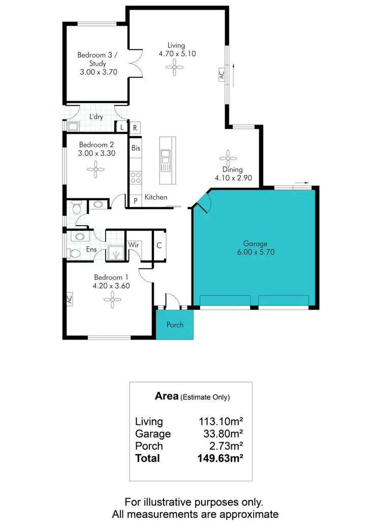 Floorplan of Homely house listing, 34 Talbot Ave, North Plympton SA 5037