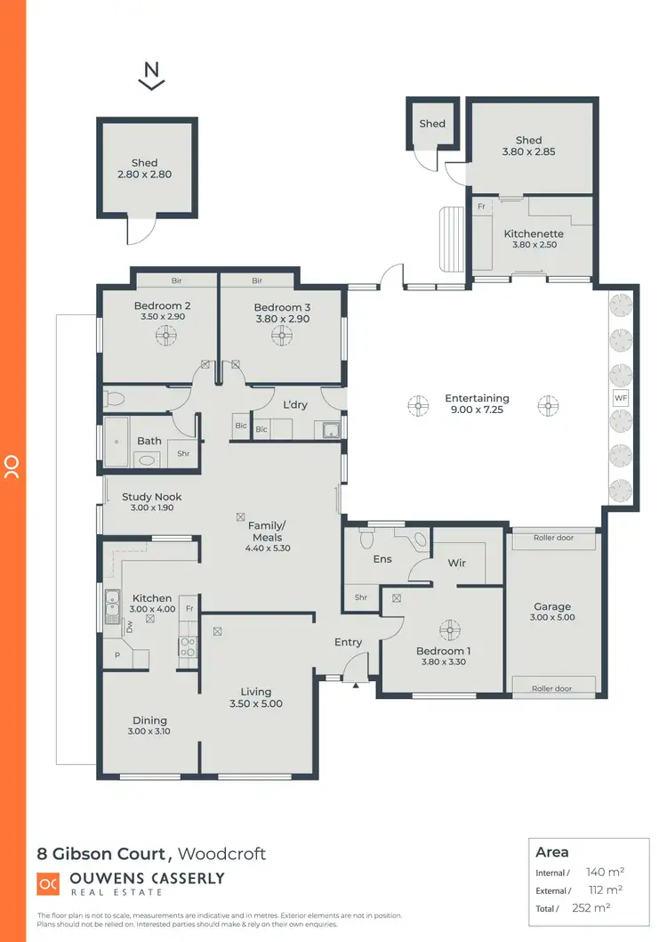 Floorplan of Homely house listing, 8 Gibson Court, Woodcroft SA 5162
