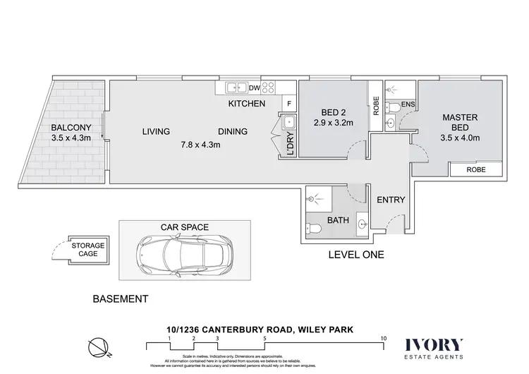 Floorplan of Homely apartment listing, 10/1236 Canterbury Road, Roselands NSW 2196