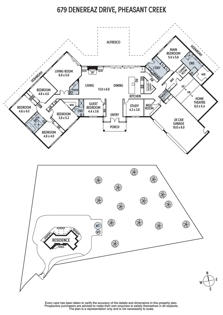 Floorplan of Homely house listing, 679 Denereaz Drive, Pheasant Creek VIC 3757