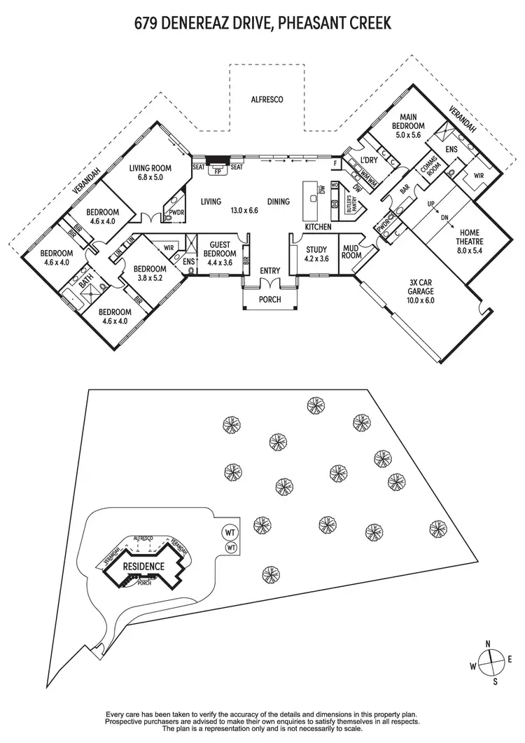 Floorplan of Homely house listing, 679 Denereaz Drive, Pheasant Creek VIC 3757