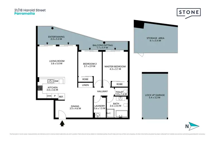 Floorplan of Homely apartment listing, 21/18 Harold Street, Parramatta NSW 2150