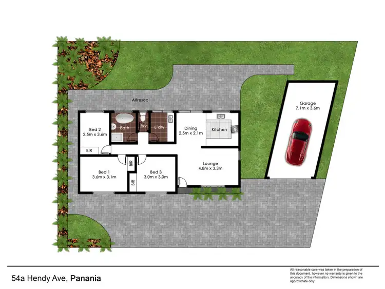 Floorplan of Homely house listing, 54A Hendy Avenue, Panania NSW 2213