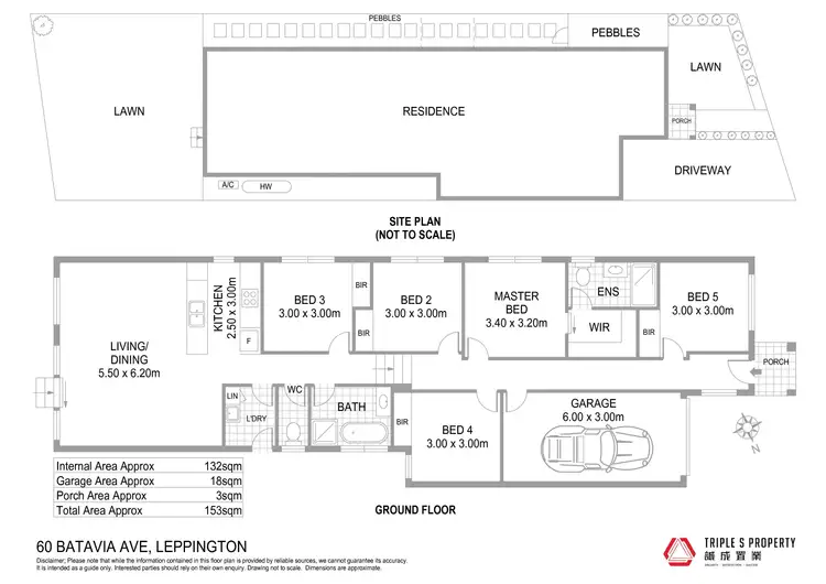 Floorplan of Homely house listing, 60 Batavia Avenue, Leppington NSW 2179