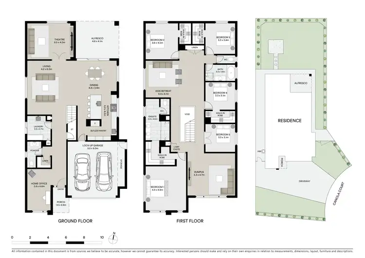 Floorplan of Homely house listing, 5 Canola Court, Lovely Banks VIC 3213