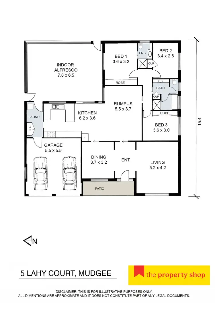 Floorplan of Homely house listing, 5 Lahy Court, Mudgee NSW 2850