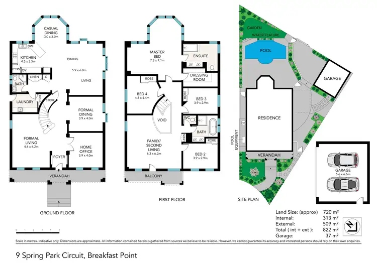 Floorplan of Homely house listing, 9 Spring Park Circuit, Breakfast Point NSW 2137