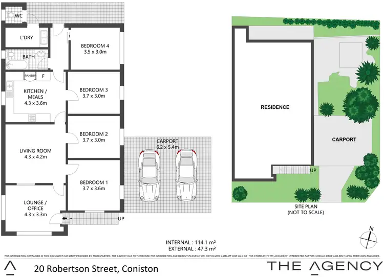 Floorplan of Homely house listing, 20 Robertson Street, Coniston NSW 2500