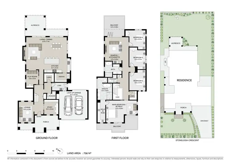 Floorplan of Homely house listing, 46 Stoneleigh Crescent, Highton VIC 3216
