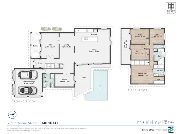 Floorplan of Homely house listing, 7 Sherborne Street, Carindale QLD 4152