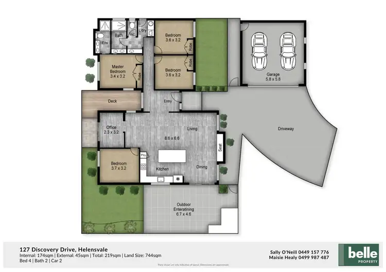 Floorplan of Homely house listing, 127 Discovery Drive, Helensvale QLD 4212