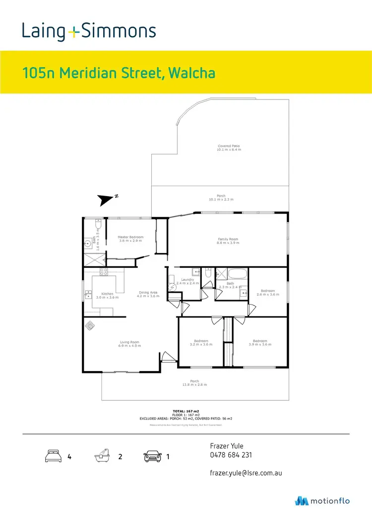 Floorplan of Homely house listing, 105n Meridian Street, Walcha NSW 2354