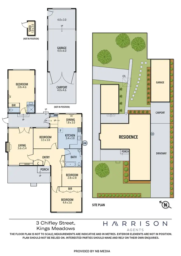 Floorplan of Homely house listing, 3 Chifley Street, Kings Meadows TAS 7249