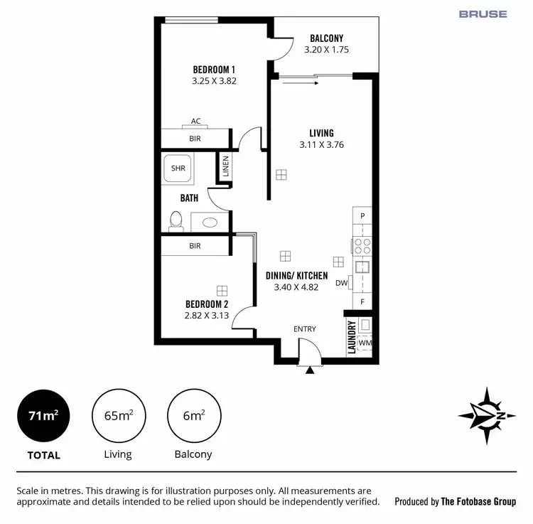 Floorplan of Homely apartment listing, 712/96 North Terrace, Adelaide SA 5000