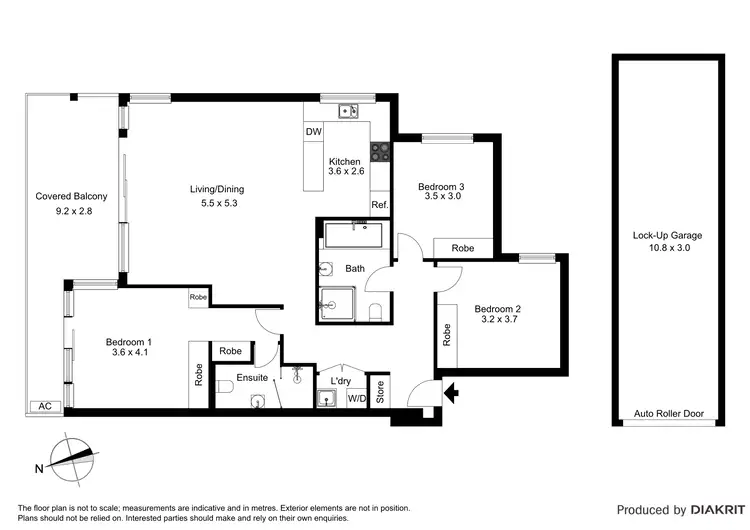 Floorplan of Homely unit listing, 10/180 Pacific Parade, Dee Why NSW 2099
