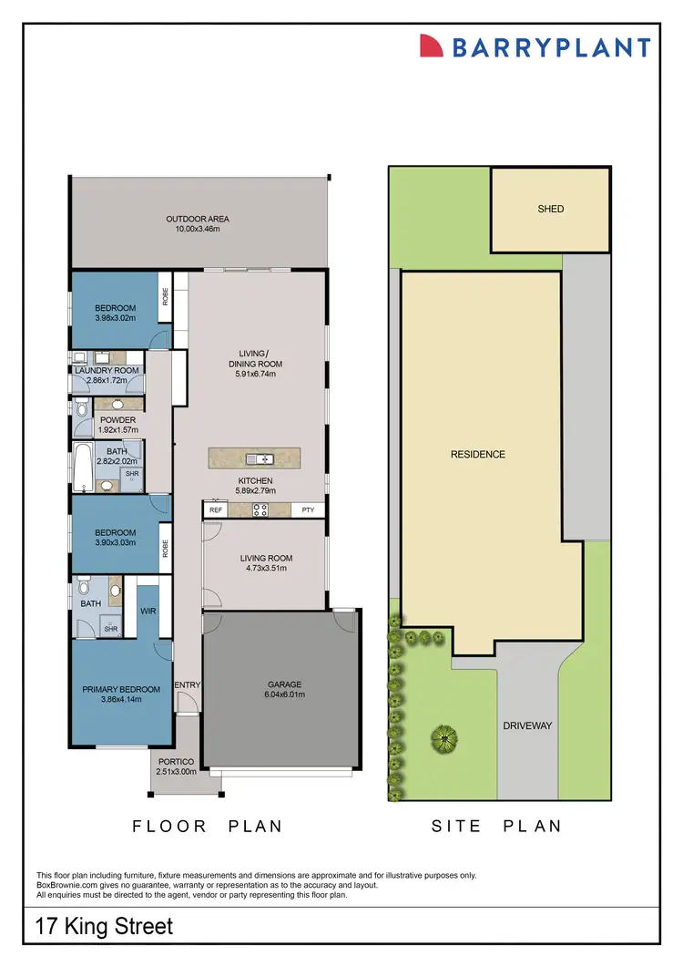 Floorplan of Homely house listing, 17 King Street, Gol Gol NSW 2738