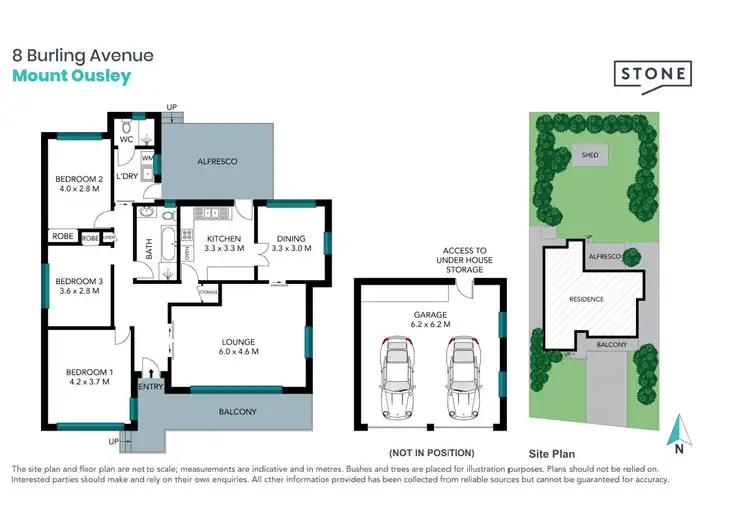 Floorplan of Homely house listing, 8 Burling Avenue, Mount Ousley NSW 2519