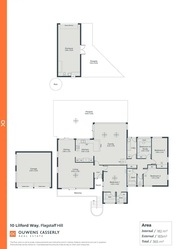 Floorplan of Homely house listing, 10 Lilford Way, Flagstaff Hill SA 5159