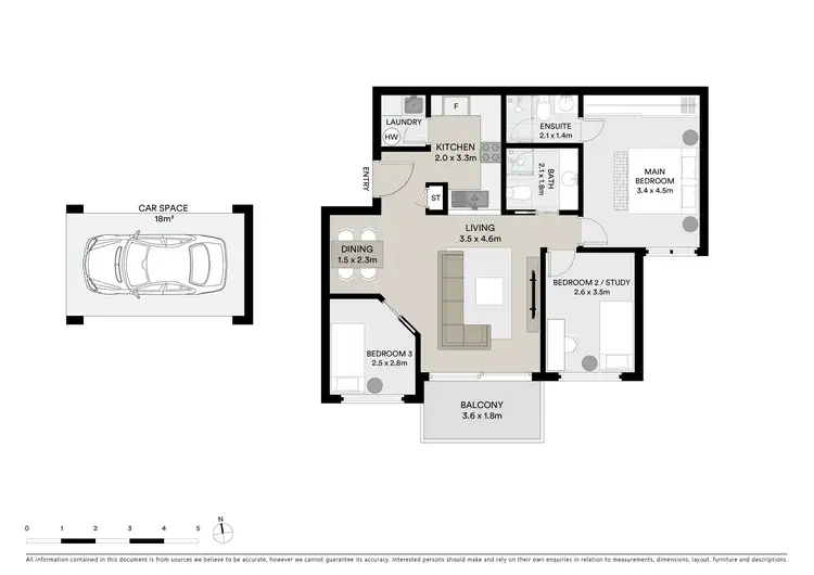 Floorplan of Homely apartment listing, 26/3 Ramu Close, Sylvania Waters NSW 2224
