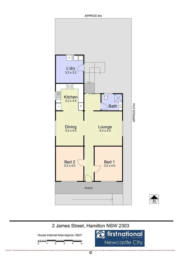 Floorplan of Homely house listing, 2 James Street, Hamilton NSW 2303