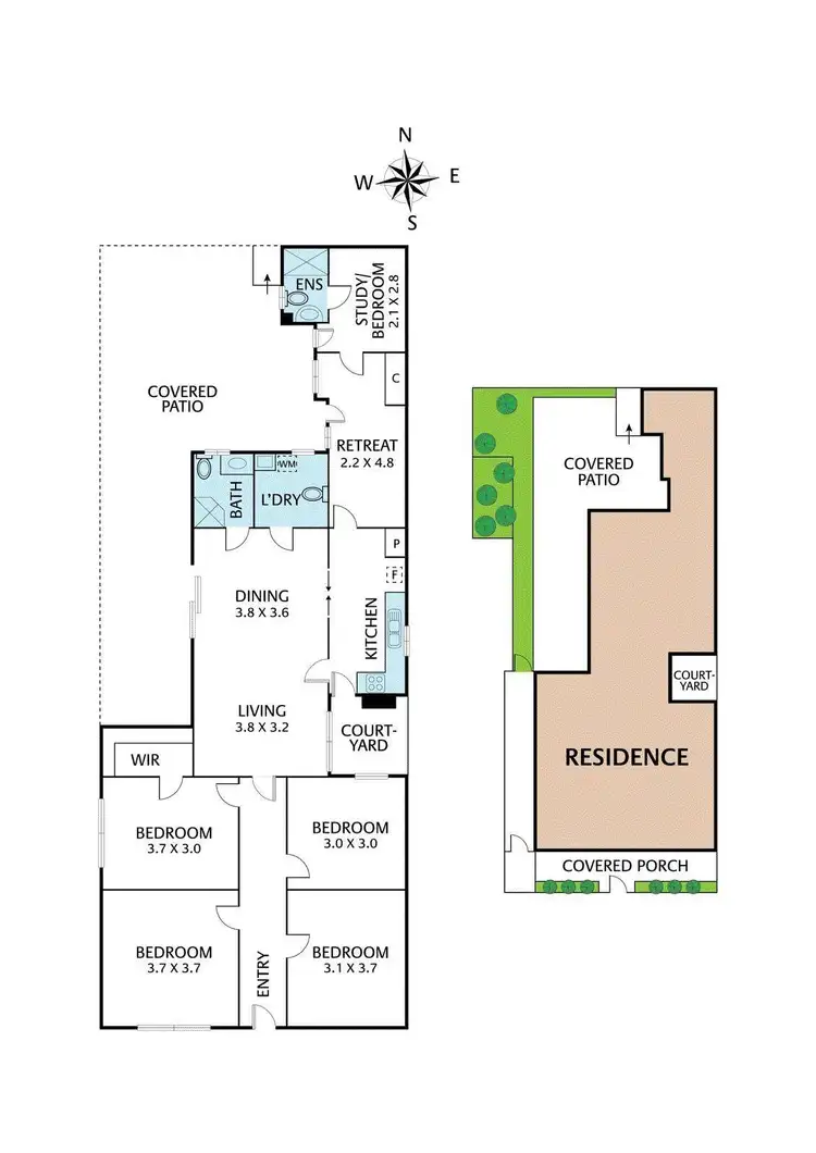 Floorplan of Homely house listing, 313. Albert Street, Brunswick VIC 3056