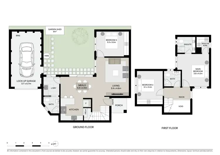 Floorplan of Homely townhouse listing, 2/5a Koroit Street, Nunawading VIC 3131