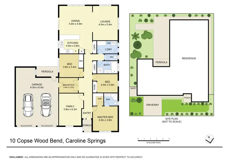 Floorplan of Homely house listing, 10 Copse Wood Bend, Caroline Springs VIC 3023