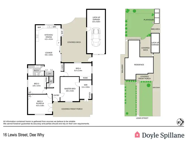 Floorplan of Homely house listing, 16 Lewis Street, Dee Why NSW 2099