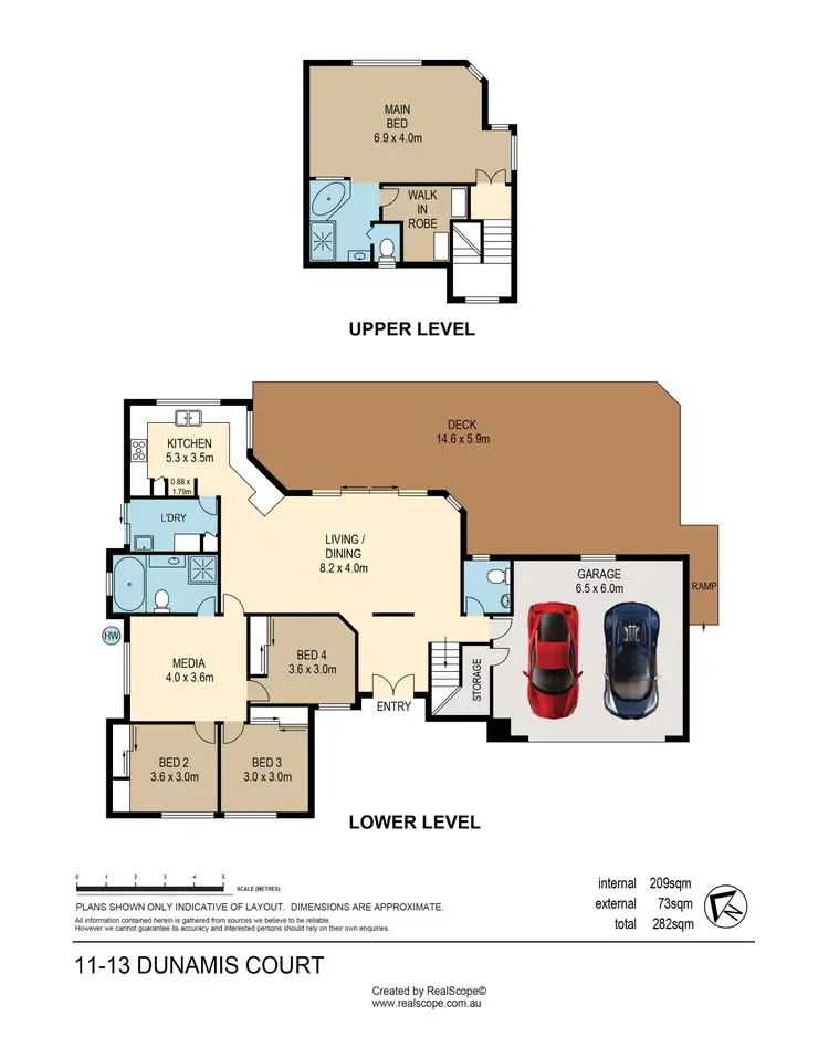 Floorplan of Homely house listing, 11-13 Dunamis Court, Cornubia QLD 4130