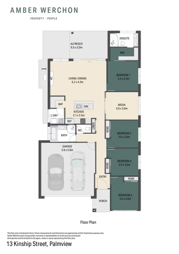 Floorplan of Homely house listing, 13 Kinship Street, Palmview QLD 4553