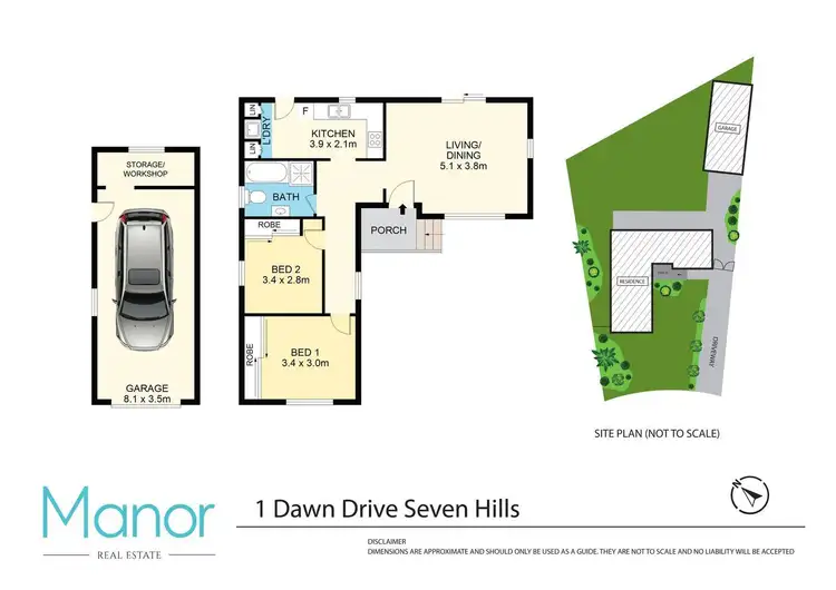 Floorplan of Homely house listing, 1 Dawn Drive, Seven Hills NSW 2147