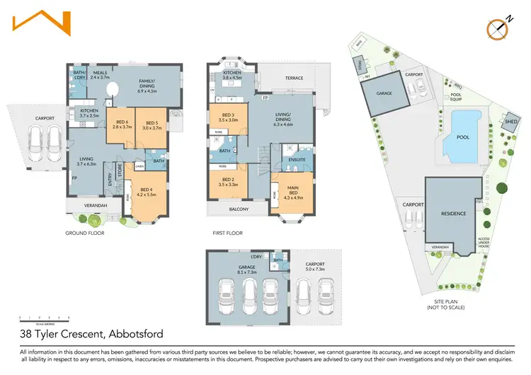Floorplan of Homely house listing, 38 Tyler Crescent, Abbotsford NSW 2046