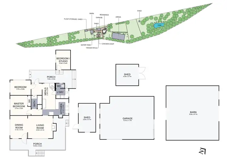 Floorplan of Homely house listing, 19 Heath Road, Chum Creek VIC 3777