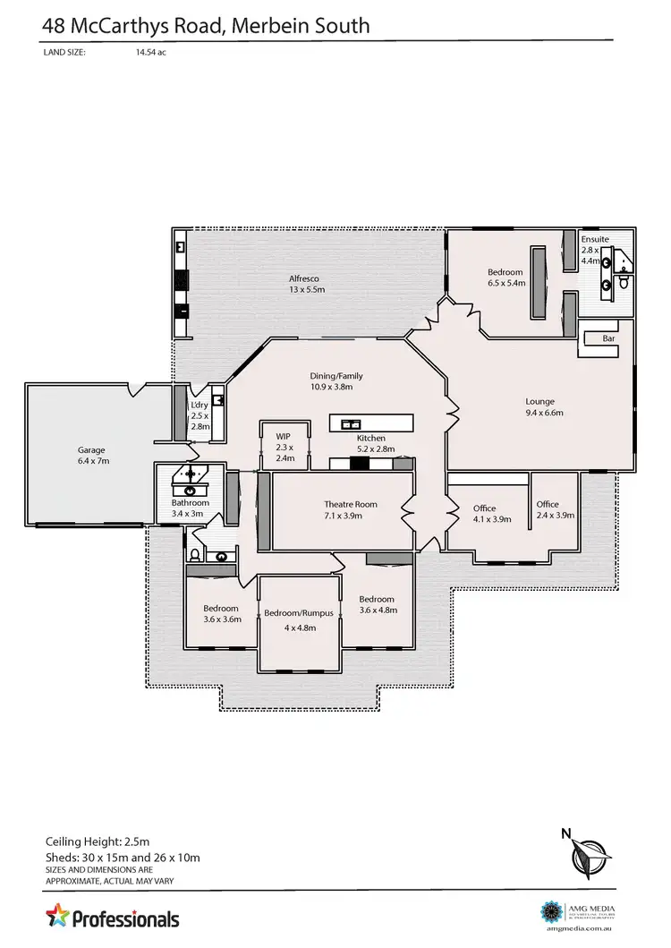 Floorplan of Homely rural property listing, 48 Mccarthys Road, Merbein South VIC 3505