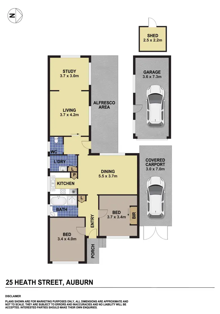 Floorplan of Homely house listing, 25 Heath Street, Auburn NSW 2144