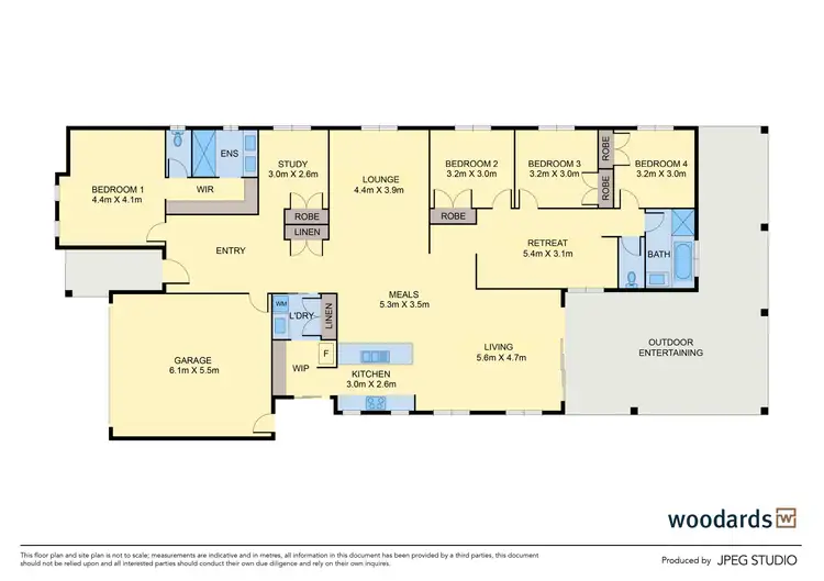 Floorplan of Homely house listing, 14 Morand Street, Gisborne VIC 3437