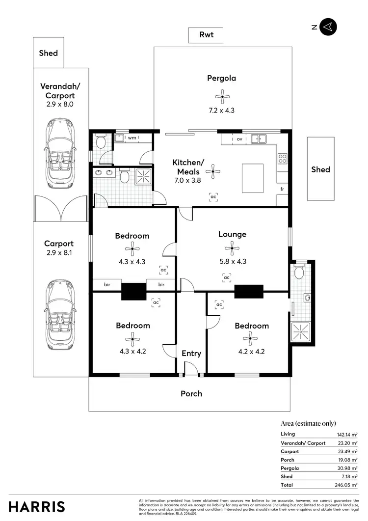 Floorplan of Homely house listing, 57 Castle Street, Parkside SA 5063