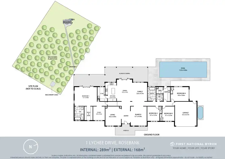 Floorplan of Homely house listing, 1 Lychee Drive, Rosebank NSW 2480