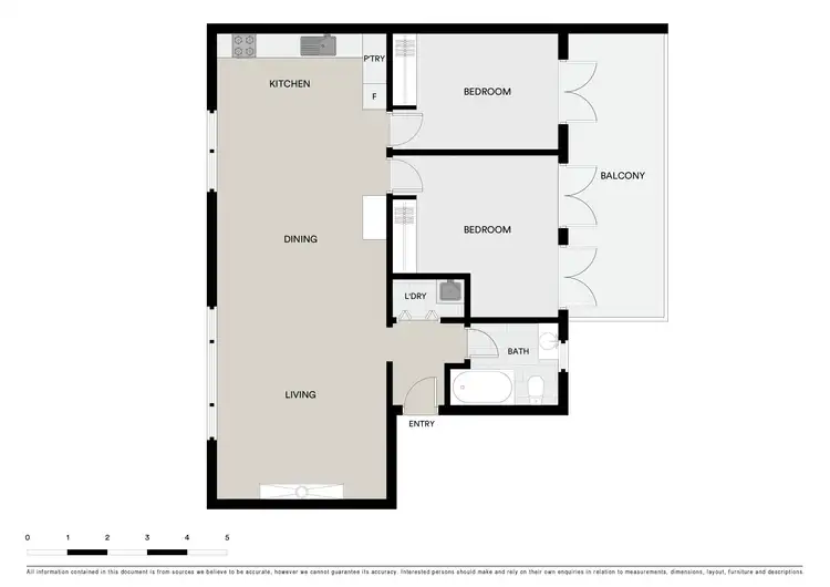 Floorplan of Homely apartment listing, 10/188 Barkly Street, St Kilda VIC 3182