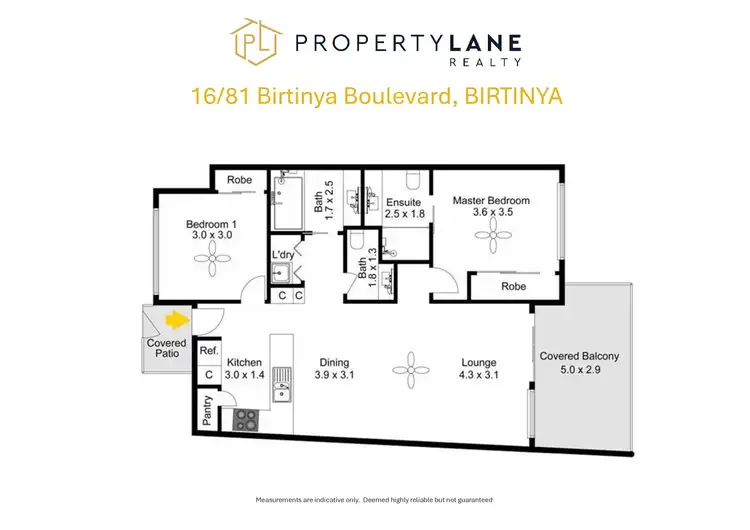 Floorplan of Homely apartment listing, 16/81 Birtinya Boulevard, Birtinya QLD 4575